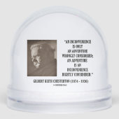 G.K. Chesterton ongemak Adventure Sneeuwbol (Voorkant)