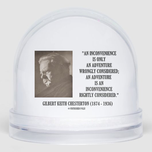 G.K. Chesterton ongemak Adventure Sneeuwbol (Voorkant)