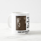 G.K. Chesterton oninteressant onderwerp Koffiemok (Voorkant links)