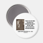 G.K. Chesterton oninteressant onderwerp ongeïntere Magneet (Voorkant / Achterkant)