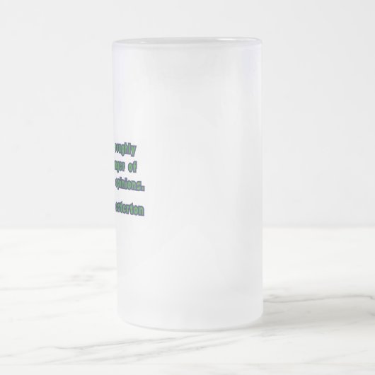 G.K. Chesterton over onverdraagzaamheid Matglas Bierpul (Center)