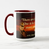 G.K. Chesterton Quote On Getting Enough Mok (Links)