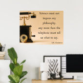 G.K. Chesterton Quote Poster (Thuiskantoor)