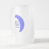 G. K. Chesterton Stormachtige Zee Matglas Bierpul (Voorkant links)