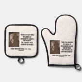 G.K. Chesterton Uninteresting Subject Uninterested Ovenwant & Pannenlap Set (Voorkant)