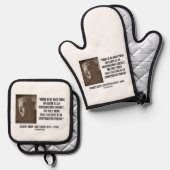 G.K. Chesterton Uninteresting Subject Uninterested Ovenwant & Pannenlap Set (Voorkant / Achterkant)