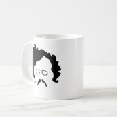 G K Chesterton's Mustache mok (Voorkant links)