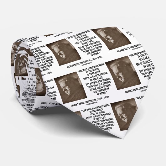 G.K. Proefproject van het grote Chesterton-program Stropdas (Opgerold)