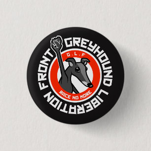 G.L.F. (Donker) Ronde Button 3,2 Cm