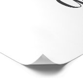 G Letter Monogram Groene Muur Naam Print voor de K (Hoek)