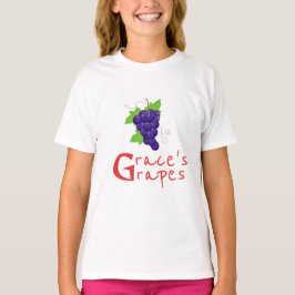 G-licious Stijl: Verse Grapefruit en Initiaal F T-shirt
