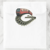 G Logo Sricker Ronde Sticker (Tas)