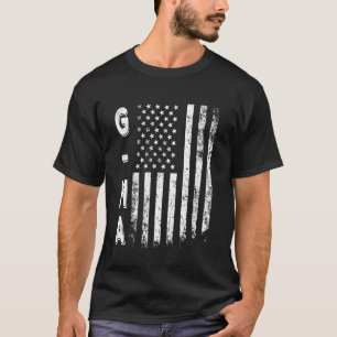 G ma Amerika Vlag Moederdag 4 juli Vrouwen X T-shirt