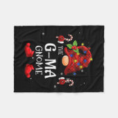 G-Ma Gnoom Matching Christmas PJ's voor familie Fleece Deken (Voorkant (Horizontaal))