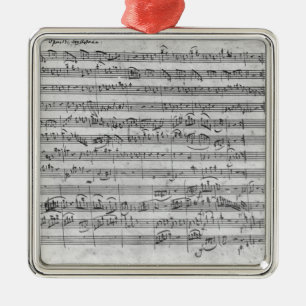 G major for violin, harpsichord en violoncello 3 metalen ornament