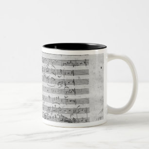 G major for violin, harpsichord en violoncello 3 tweekleurige koffiemok
