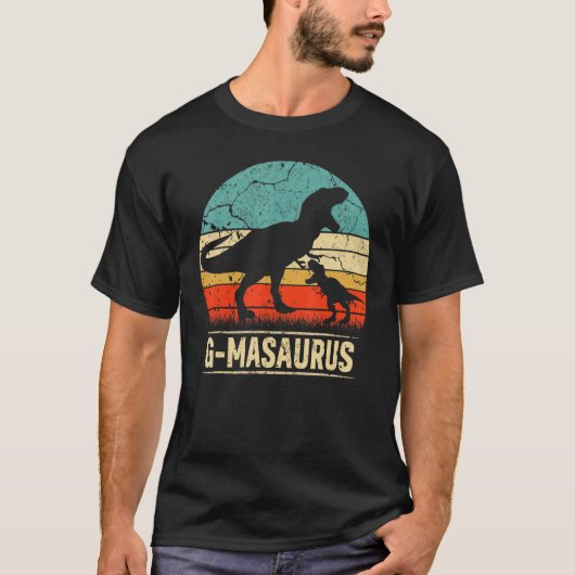 G Masaurus T Rex Dinosaur G Ma Saurus Family Match T-shirt (Voorkant)