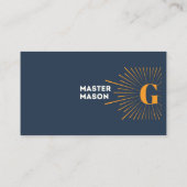 G Masonic Visitekaartje (Achterkant)