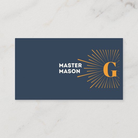 G Masonic Visitekaartje (Achterkant)