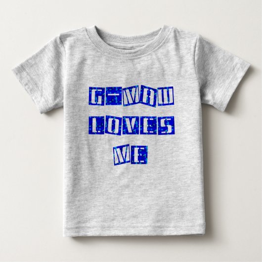 G-MAW houdt van Baby-T-shirt (Voorkant)