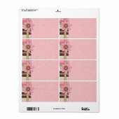 G Meisje Naam Tag Etiket (Full Sheet)