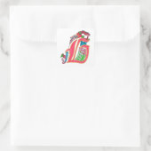 G - MINIATURE VIERKANTE STICKER (Tas)