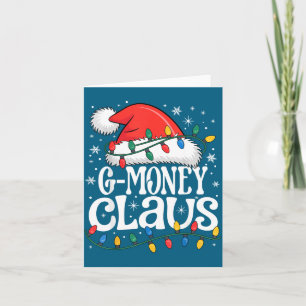 G-money Claus Grappig Kerstmis Kerst Oma Vakantie Kaart