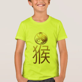 G Monkey Ideogram Chinees Jaar Zodiac Birthday KT T-shirt