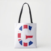 G Monogram bedekt met Union Jack Flag stint Tote Bag (Voorkant)