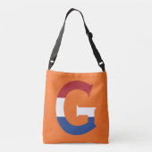 G Monogram bedekt op NLD Vlag op of cbbcnt Crossbody Tas (Achterkant)