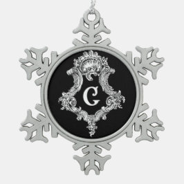 G Monogram Initiaal Ornament