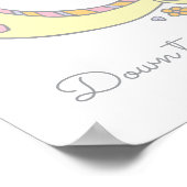 G monogram kunst Georgina meisjes naam poster (Hoek)