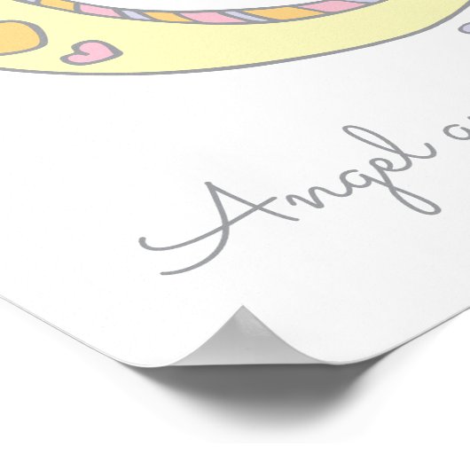 G monogram kunst Gina meisjesnaam betekenis poster (Hoek)