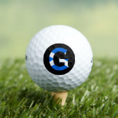 G-monogram over de Schotse vlag wu gbt Golfballen (Insitu Shirt)