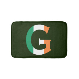 G Monogram overlay op Ierse vlag bmcnt Badmat