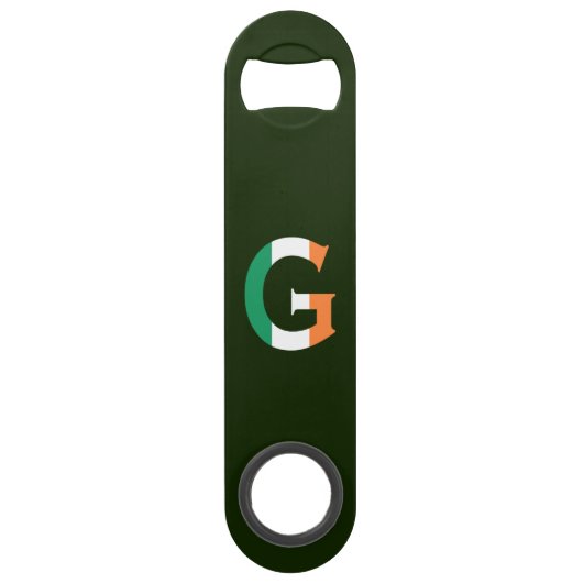 G Monogram overlay op Ierse vlag bot Speed Flessenopener (Voorkant)