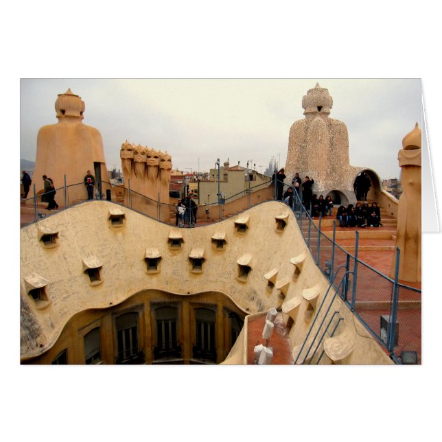 g/nc Barcelona Gaudi La Pedrera Rooftop (Voorkant Horizontaal)