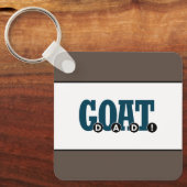"G.O.A.T. DAD!" Voor afdrukken in afbeelding bij v Sleutelhanger (Voorkant)