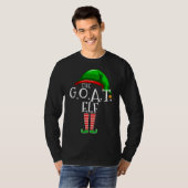 G.O.A.T. Elf Group Matching Family kerstcadeaus T-shirt (Voorkant volledig)