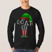 G.O.A.T. Elf Group Matching Family kerstcadeaus T-shirt (Voorkant)