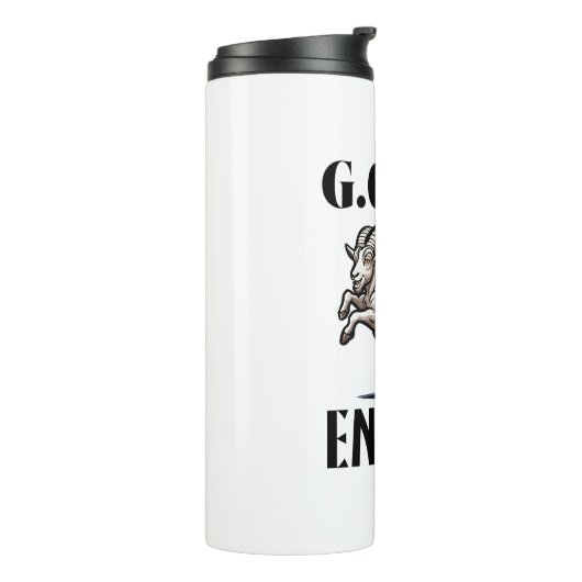 G.O.A.T.-energie Thermosbeker (Gedraaid links)