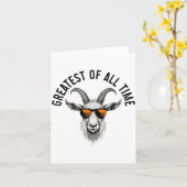 G.o.a.t. Funny Goat Lover Farm Animal Farmer  Kaart (Gele Bloem)