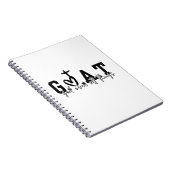 G.O.A.T. God over alle dingen Christelijk Jezus Notitieboek (Rechterzijde)