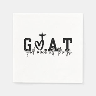 G.O.A.T. God over alle dingen Christelijk Jezus Servet