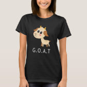 G O A T Greatest Of All Time T-shirt (Voorkant)