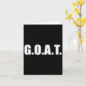 G.O.A.T. Grootste aller tijden Kaart (Gele Bloem)