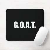 G.O.A.T. Grootste aller tijden Muismat (Met muis)