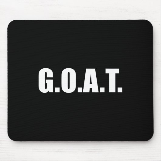 G.O.A.T. Grootste aller tijden Muismat (Voorkant)