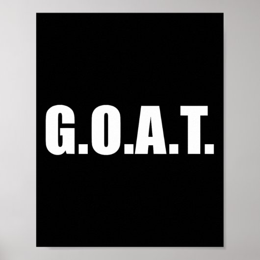 G.O.A.T. Grootste aller tijden Poster (Voorkant)