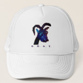 G.O.A.T. Head Trucker Hat Trucker Pet (Voorkant)
